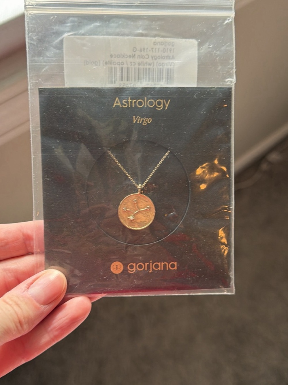 Gorjana Virgo Astrology Pendant Necklace